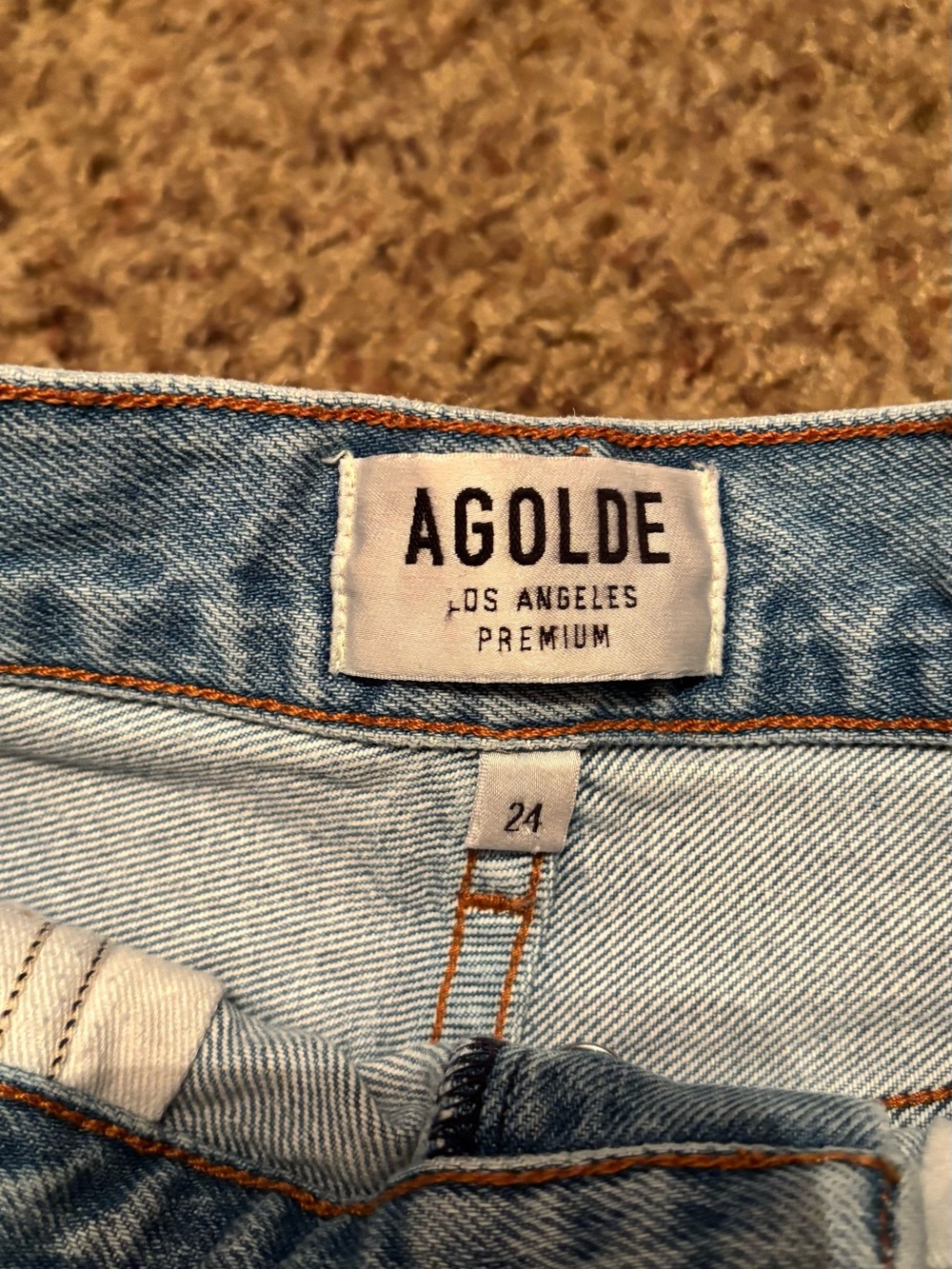 Agolde Light Blue High-Rise Women’s Jeans